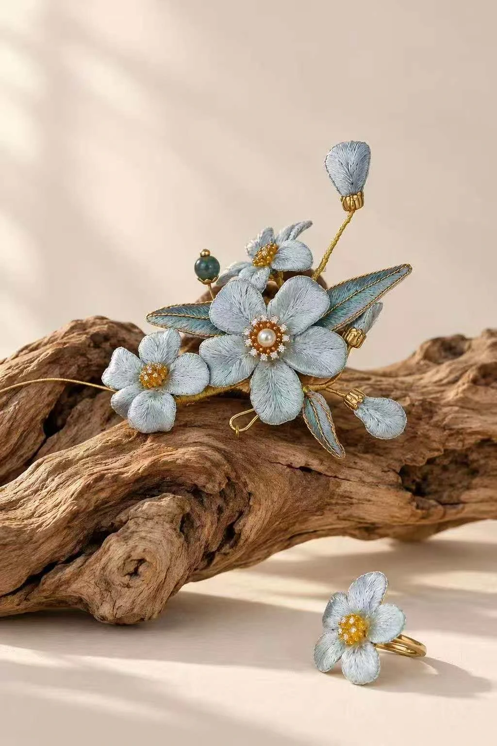 Dimensional Floral Jewelry